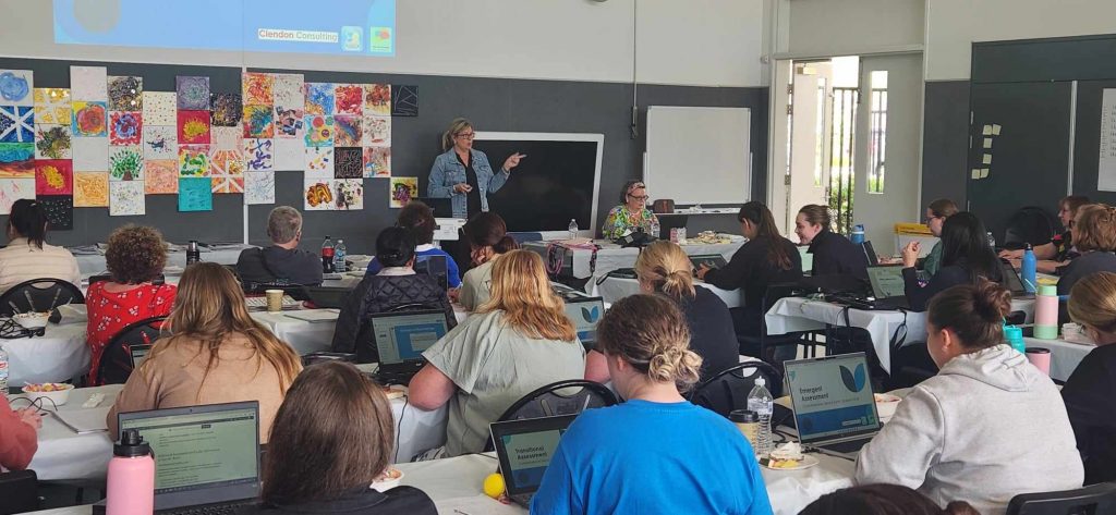 Photo from a previous literacy intensive course